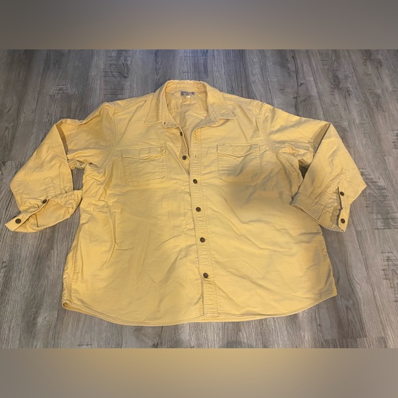 Duluth Trading Co Other - Duluth Trading Co Button Up Yellow Shirt Flannel Winter Mens Size 3X